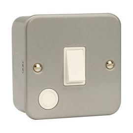 Click CL022 Essentials Metal Clad 20A 2 Pole Flex Outlet Plate Switch