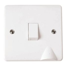 Click CMA022 Polar White Mode 20A 2 Pole Flex Outlet Plate Switch image