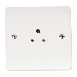 Click CMA039 Polar White Mode 2A Round Pin Socket Outlet 