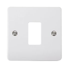 Click CMA20401 GridPro Polar White 1 Gang Mode Accesories Front Plate image