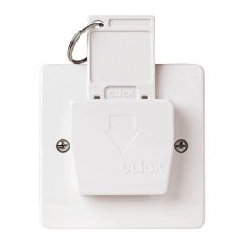 Click CMA620 Polar White Mode 20A 2 Pole Keyfob Plate Switch image