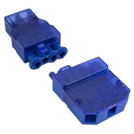 Complete 4 Pole Push Fit Click Flow Connector with Loop 20A