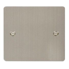 Click FPSS060 Define Stainless Steel 1 Gang Blank Plate 