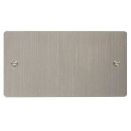 Click FPSS061 Define Stainless Steel 2 Gang Blank Plate  image