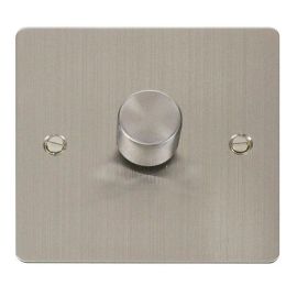Click FPSS140 Define Stainless Steel 1 Gang 400Va 2 Way Dimmer Switch  image