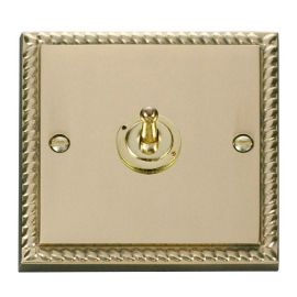 Click GCBR421 Deco Georgian Style 1 Gang 10AX 2 Way Dolly Toggle Switch