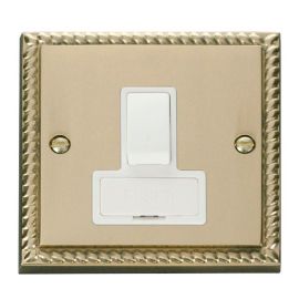 Click GCBR651WH Deco Georgian Style 13A Switched Fused Spur Unit - White Insert image