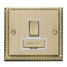 Click GCBR751WH Deco Georgian Style Ingot 13A Switched Fused Spur Unit - White Insert