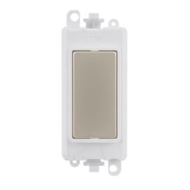 Click GM2008PWPN GridPro Pearl Nickel Blank Module - White Insert image
