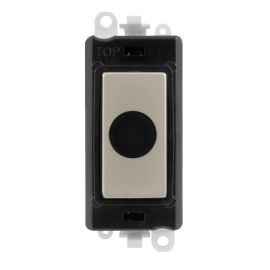 Click GM2017BKPN GridPro Pearl Nickel 20A Flex Outlet Module - Black Insert image