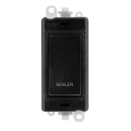 Click GM2018BK-BL GridPro Black 20AX 2 Pole BOILER Switch Module - Black Insert image