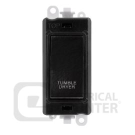 Click GM2018BK-TD GridPro Black 20AX 2 Pole TUMBLE DRYER Switch Module - Black Insert image