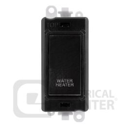 Click GM2018BK-WH GridPro Black 20AX 2 Pole WATER HEATER Switch Module - Black Insert image
