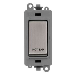 Click GM2018GYSS-HT GridPro Stainless Steel 20AX 2 Pole HOT TAP Switch Module - Grey Insert