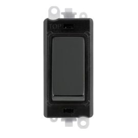 Click GM2028BKBN GridPro Black Nickel 20AX Intermediate Switch Module - Black Insert