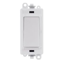 Click GM2028PW GridPro Black 20AX Intermediate Switch Module - White Insert