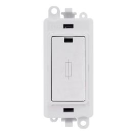 Click GM2047PW GridPro White 13A Fused Spur Module - White Insert image