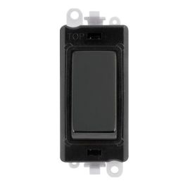 Click GM2070BKBN GridPro Black Nickel 20AX 3 Position Switch Module - Black Insert image
