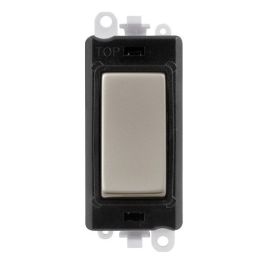 Click GM2070BKPN GridPro Pearl Nickel 20AX 3 Position Switch Module - Black Insert image