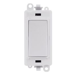 Click GM2070PW GridPro Black 20AX 3 Position Switch Module - White Insert