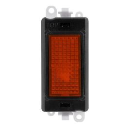 Click GM2081BK Amber 240V LED Indicator Module - Black Insert image
