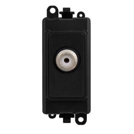 Click GM2405BK GridPro Non-Isolated F-Type Satellite Outlet Module - Black Insert