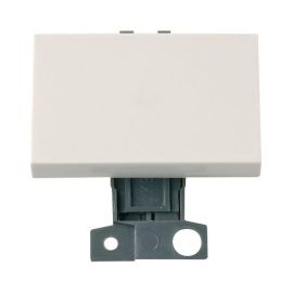Click MD009PW MiniGrid Polar White 10AX 2 Way Paddle Switch Module image