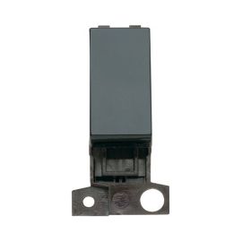 Click MD018BK MiniGrid Black Ingot 13A 10AX 2 Pole Switch Module image