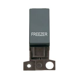 Click MD018BK-FZ MiniGrid Black Ingot 13A 10AX 2 Pole FREEZER Switch Module image