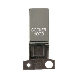 Click MD018BN-CH MiniGrid Black Nickel Ingot 13A 10AX 2 Pole COOKER HOOD Switch Module