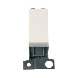 Click MD018PW MiniGrid Polar White Ingot 13A 10AX 2 Pole Switch Module