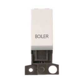 Click MD018PW-BL MiniGrid Polar White Ingot 13A 10AX 2 Pole BOILER Switch Module