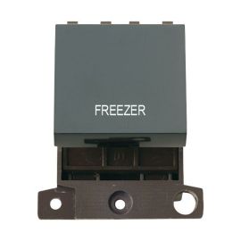 Click MD022BK-FZ MiniGrid Black Ingot 20A Twin Width 2 Pole FREEZER Switch Module image