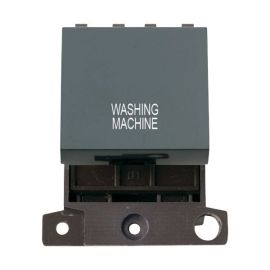 Click MD022BK-WM MiniGrid Black Ingot 20A Twin Width 2 Pole WASHING MACHINE Switch Module image