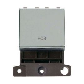 Click MD022CH-HB MiniGrid Polished Chrome Ingot 20A Twin Width 2 Pole HOB Switch Module image