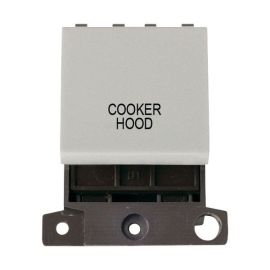 Click MD022WH-CH MiniGrid Click White Ingot 20A Twin Width 2 Pole COOKER HOOD Switch Module image