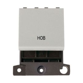 Click MD022WH-HB MiniGrid Click White Ingot 20A Twin Width 2 Pole HOB Switch Module image