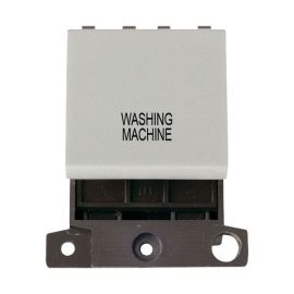 Click MD022WH-WM MiniGrid Click White Ingot 20A Twin Width 2 Pole WASHING MACHINE Switch Module image