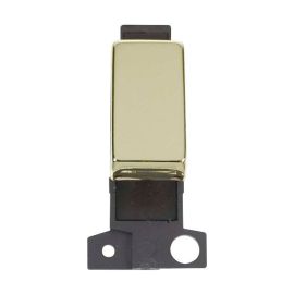 Click MD075BR MiniGrid Polished Brass Ingot 10A 3 Position Retractive Switch Module image