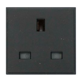 Click MM010BK New Media Black 13A UK Socket Outlet Module image