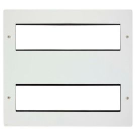 Click MP616PW New Media Polar White 2x8 Aperture Unfurnished Front Plate Yoke