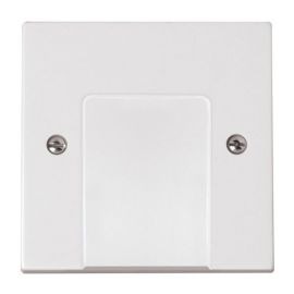 Click PRW017 Polar White 20A Flex Outlet Plate