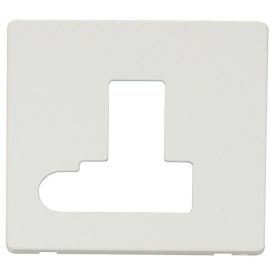Click SCP151MW Matt White Definity Screwless 13A Flex Outlet Switched Fused Spur Unit Cover Plate image