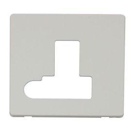 Click SCP151PW Polar White Definity Screwless 13A Flex Outlet Switched Fused Spur Unit Cover Plate