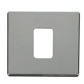 Click SCP200CH Polished Chrome Definity Screwless 45A Switch Cover Plate image