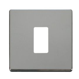 Click SCP20401CH GridPro Polished Chrome Screwless 1 Gang Definity Front Plate image