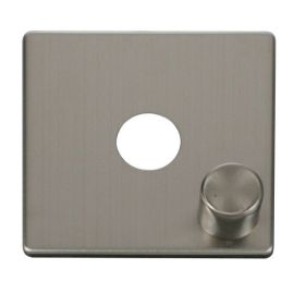 Click SCP241SS Stainless Steel Definity Screwless 1 Gang Dimmer Switch Cover Plate image