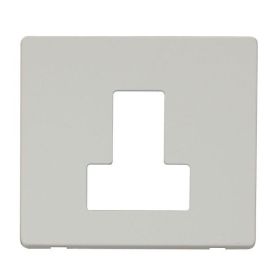 Click SCP251PW Polar White Definity Screwless 13A Switched Fused Spur Unit Cover Plate image
