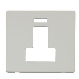 Click SCP252PW Polar White Definity Screwless 13A Neon Switched Fused Spur Unit Cover Plate
