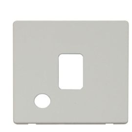 Click SCP322PW Polar White Definity Screwless 1 Gang 20A Flex Outlet Switch Cover Plate image